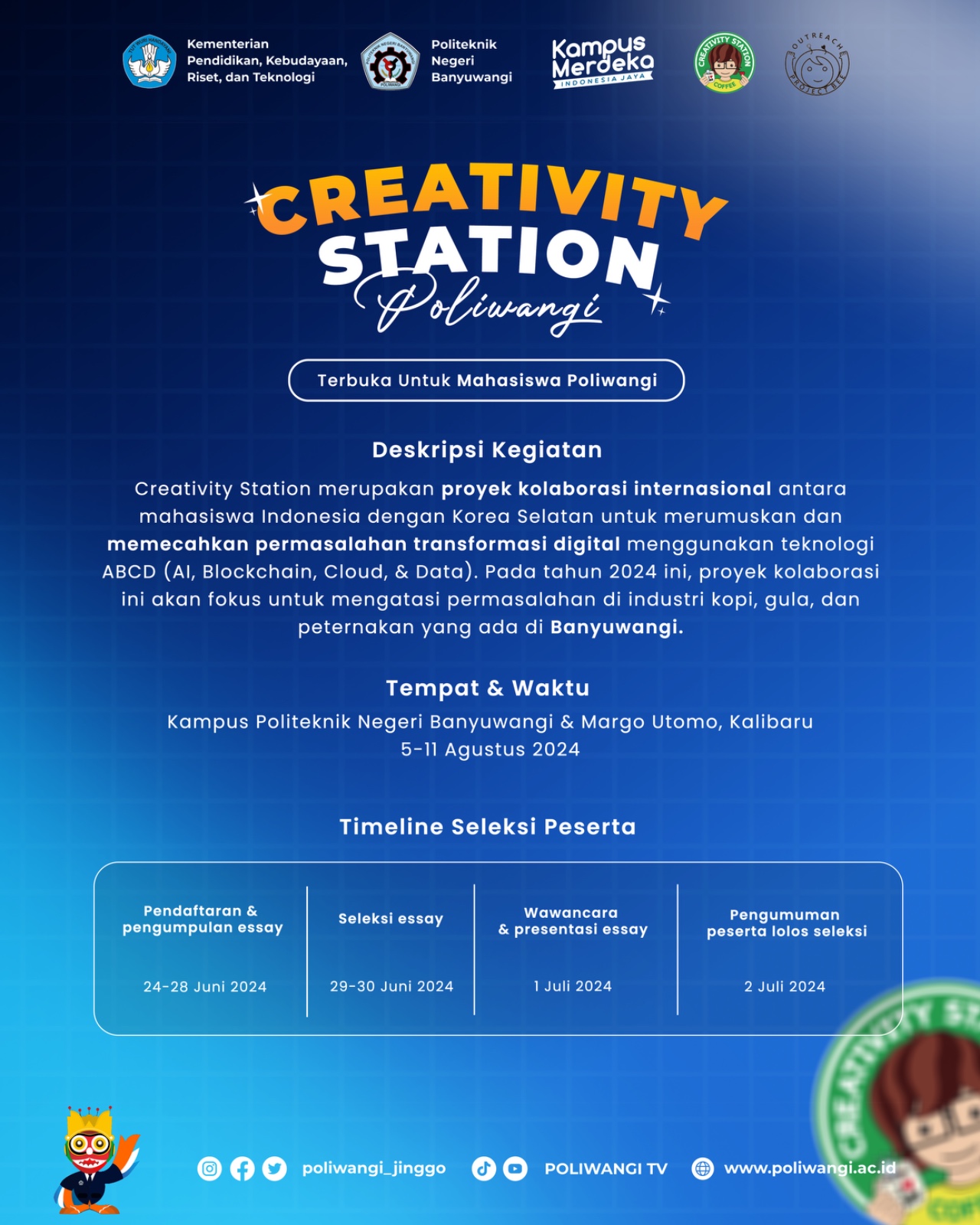 Creativity Station 2024: Kolaborasi Internasional untuk Transformasi Digital